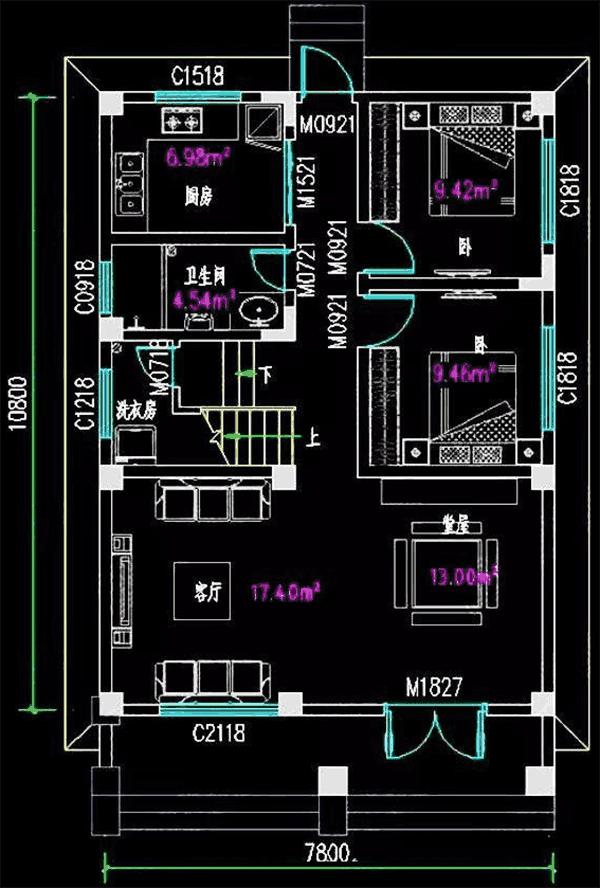 二層歐式別墅設計圖只需要20萬就能建成，你信嗎？面子里子都有。