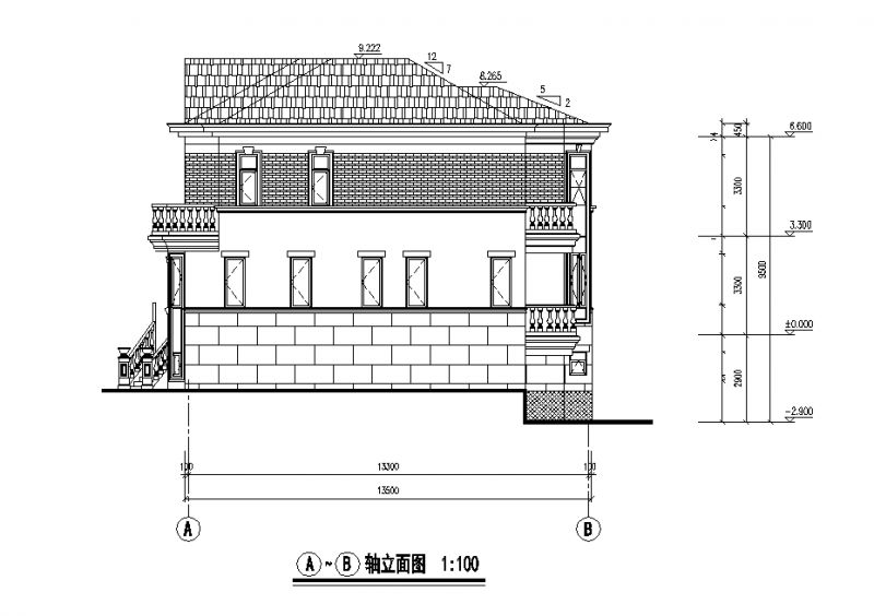 20x13米二層帶地下室別墅，復式客廳+雙車庫