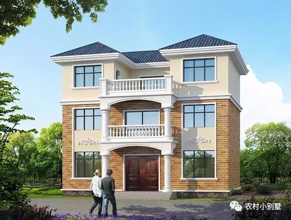 占地85平小戶型三層農村小樓設計圖，戶型雖小，五臟俱全