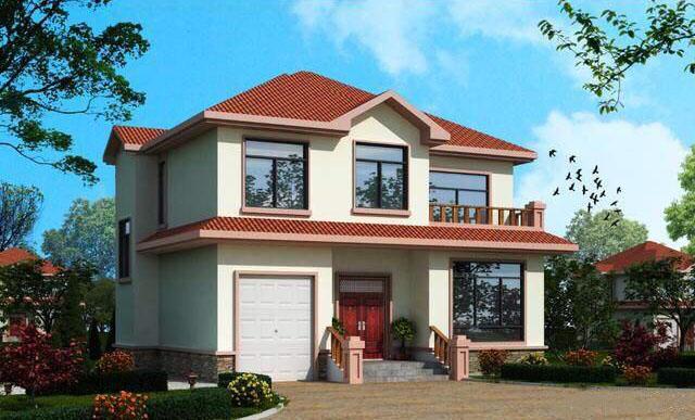 兩棟二層別墅設計圖，占地小，造價低，色彩絢麗，干凈明亮，相信你看了一定會喜歡。