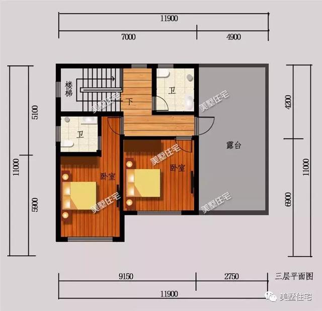 三層別墅設(shè)計(jì)圖，帶神臺(tái)+柴火房，特別適合現(xiàn)代農(nóng)村生活。