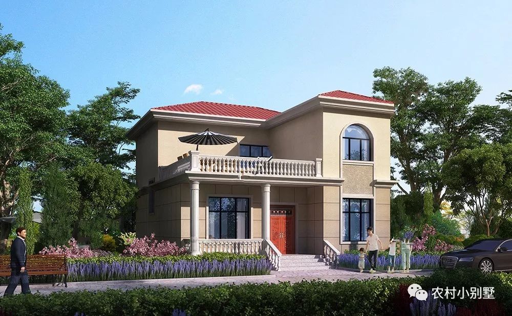 5套面寬10米左右的農(nóng)村二層小樓設(shè)計(jì)圖，個(gè)個(gè)都是精品