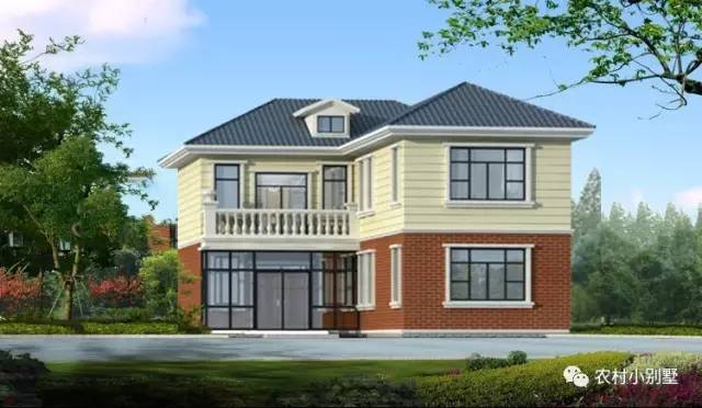 5套面寬10米左右的農(nóng)村二層小樓設(shè)計(jì)圖，個(gè)個(gè)都是精品