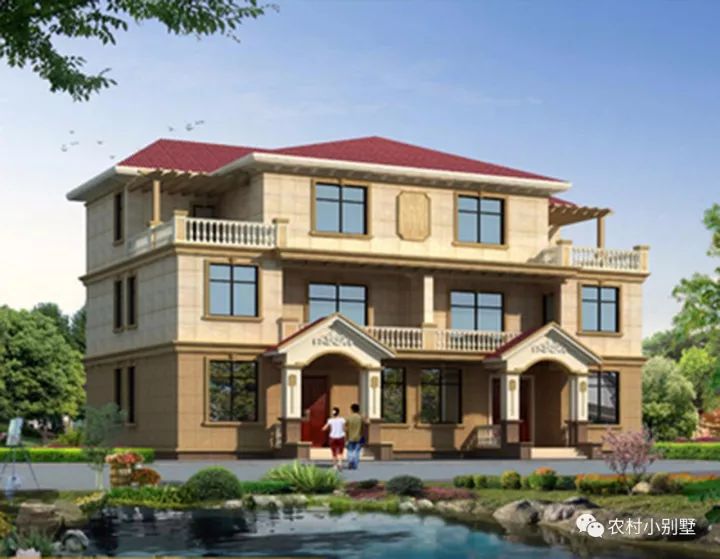 19X11米兄弟三層雙拼別墅圖，每戶(hù)僅需30萬(wàn)