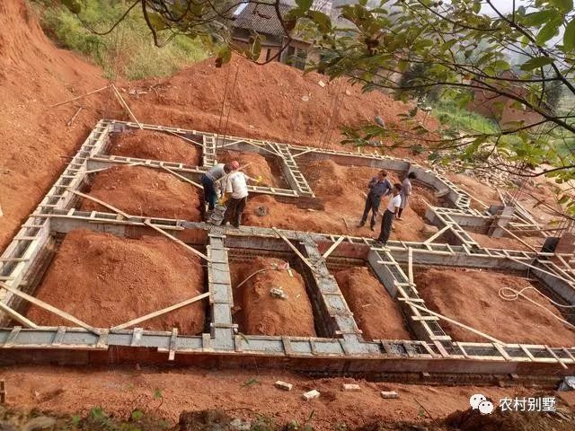 30萬老家自建二層小別墅施工過程直播，附圖紙