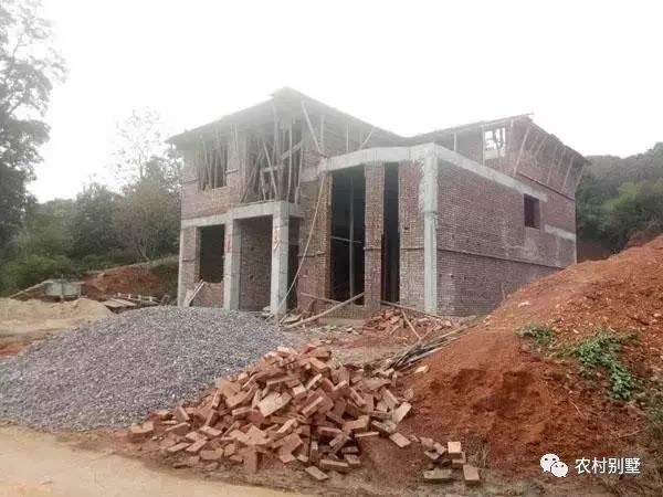 30萬老家自建二層小別墅施工過程直播，附圖紙