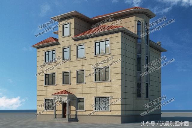 超級耐看的四層別墅設(shè)計圖，簡約時尚，不易過時，實景+效果圖+平面圖+裝修圖，完美！