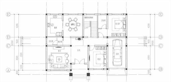 三層農村別墅設計圖，造價35萬左右，設計感一流，簡單實用，分區明確