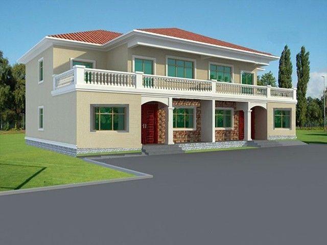 5款兄弟雙拼別墅設計圖，漂亮實用，節省造價，建一棟倍兒有面子