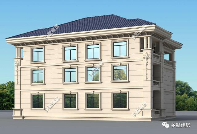 2款西式別墅設計圖送給大家，可以根據(jù)自己的喜好來建造調(diào)整