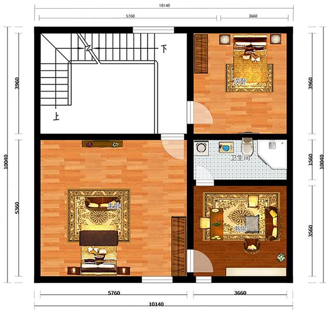 一層半農村自建房設計圖，看適不適合你家