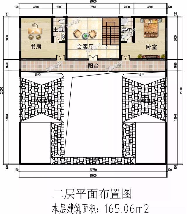中式農村別墅設計圖，低調奢華有內涵，含蓄與精致并存。，這樣的房子永不過時！
