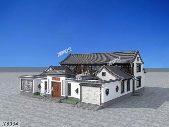 中式農村別墅設計圖，低調奢華有內涵，含蓄與精致并存。，這樣的房子永不過時！