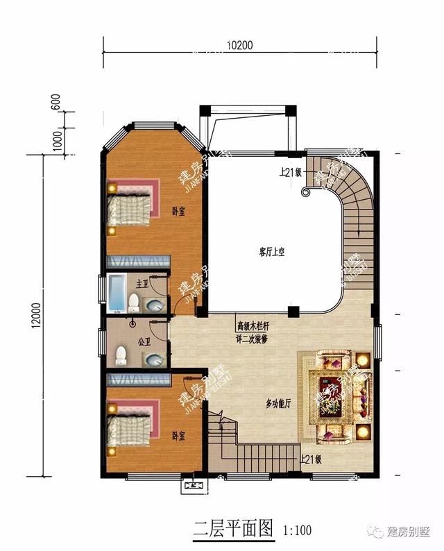 如何從住房看出身價 ， 有錢人建房都這么建！推薦兩款多層別墅設計圖。