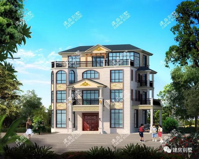 如何從住房看出身價 ， 有錢人建房都這么建！推薦兩款多層別墅設計圖。