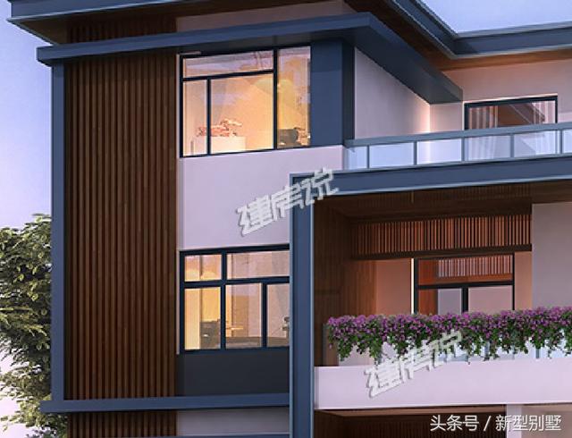 現代三層農村別墅設計圖，好看又實惠，只要40萬，很適合建在山水環繞、靜謐的鄉村。