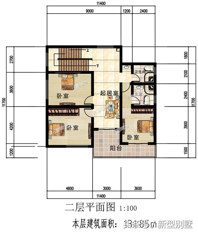 現代三層農村別墅設計圖，好看又實惠，只要40萬，很適合建在山水環繞、靜謐的鄉村。