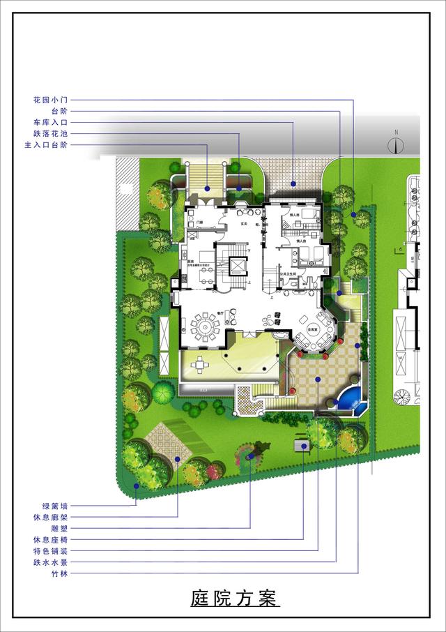 精致典雅的三層歐式別墅設計圖，高檔大氣上檔次，在整個村里別人的房子只能成為配角。
