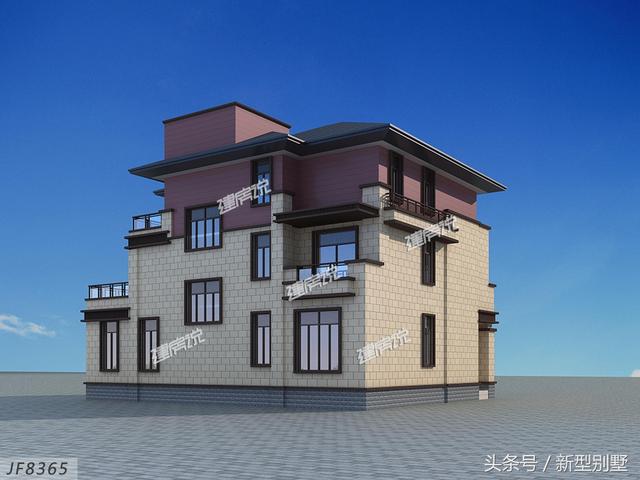 三層農村別墅設計圖，帶電梯車庫酒窖，這樣的戶型算是很豪華了