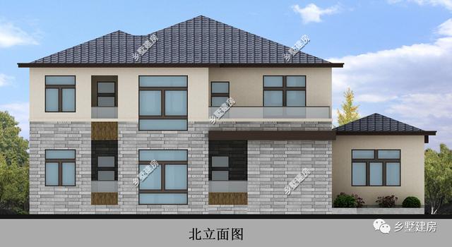 這款現代風格的農村別墅設計圖，讓大家一起看一看，農村自建房，可以有多美