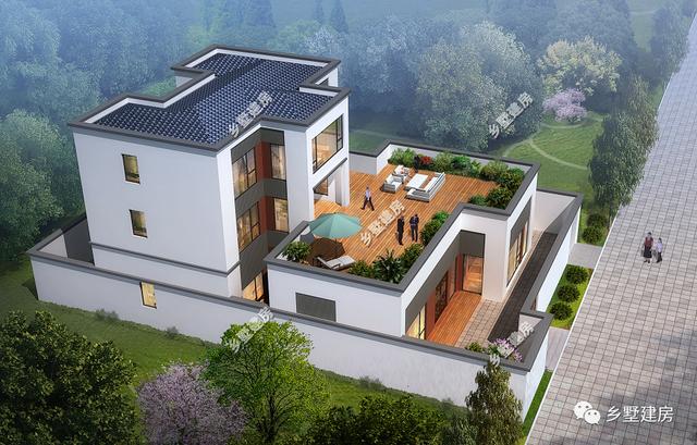 想建農村別墅，來看看這款別墅設計圖，比城里的別墅還要美！