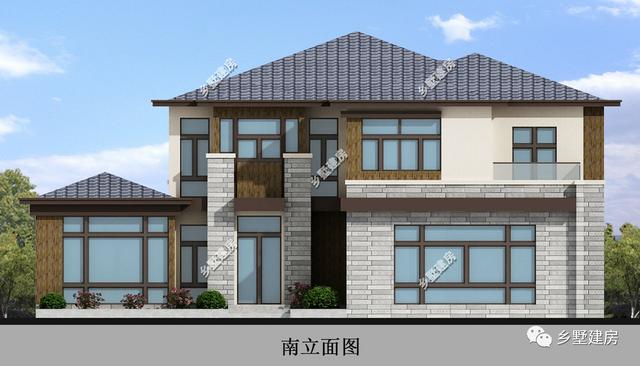 想建農村別墅，來看看這款別墅設計圖，比城里的別墅還要美！