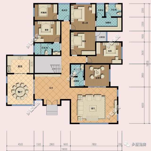 想建農村別墅，來看看這款別墅設計圖，比城里的別墅還要美！