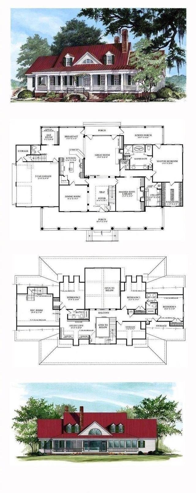 二層戶型圖+別墅設計圖，  回家自己都可以建房