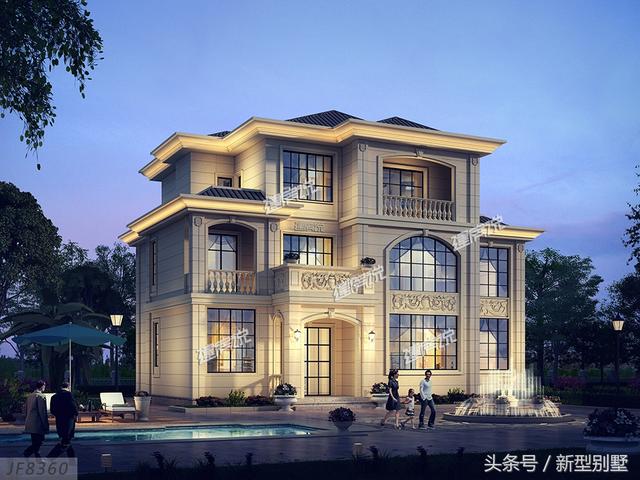 小面積也能建大氣豪華歐式別墅?。?！