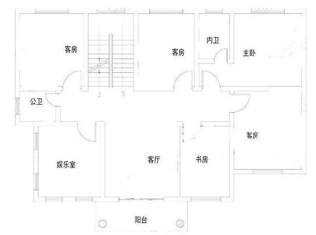 農村二層房屋設計圖，自然美觀，是一款名副其實的小別墅設計圖。