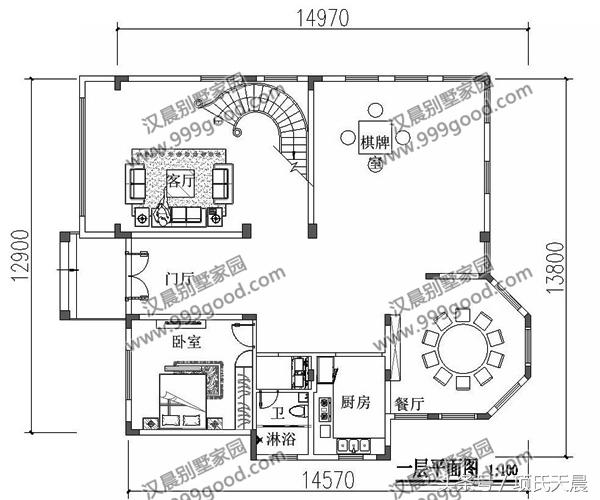 九套別墅設計圖，每套都是經典戶型，讓你一次看過癮