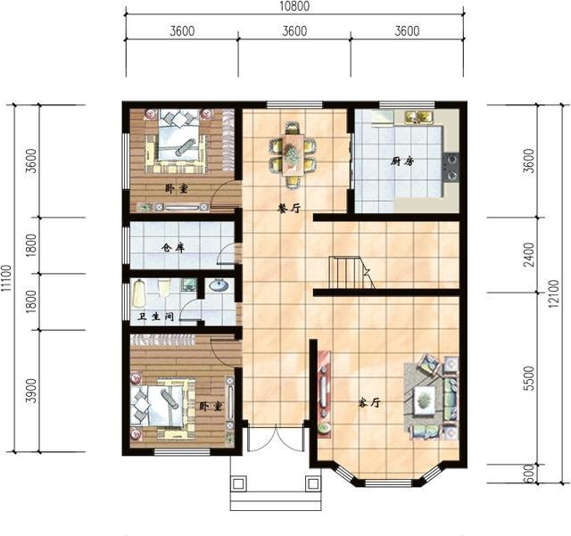 二層農村別墅設計圖，設計實用美觀，來看看你更喜歡哪一款？