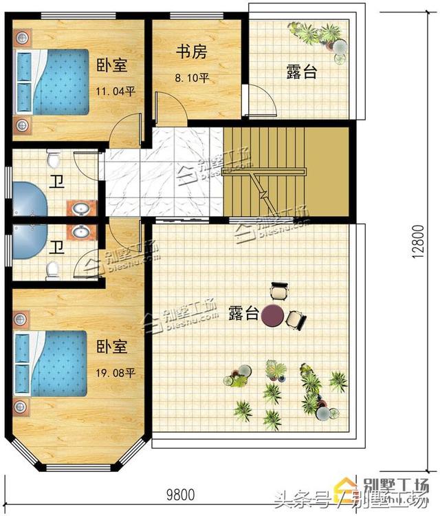 占地120平農村自建別墅設計圖，簡單易建、美觀耐看、舒適實惠