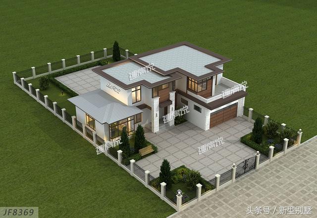 這款現代風別墅設計圖火了，占地面積167平方，人人看了都想建