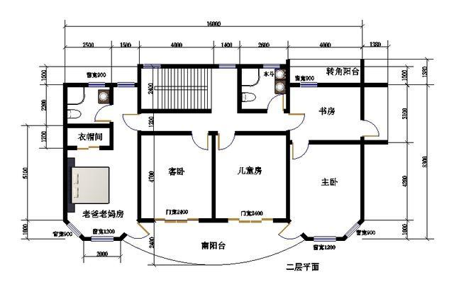 2款歐式二層農(nóng)村別墅戶型設(shè)計(jì)施工效果圖，簡單易建，美觀時尚