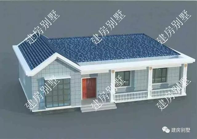 農村一層農村自建房設計圖，主體造價十幾萬，總有一款適合建給父母住的