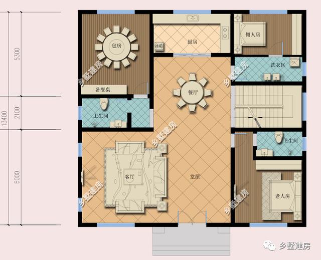 古色古香的三層中式別墅設(shè)計(jì)圖，農(nóng)村自建房的最佳選擇！