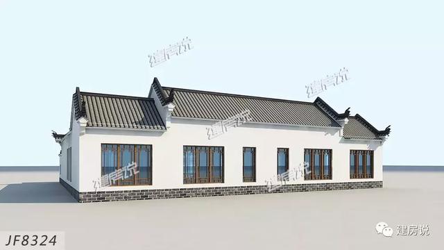 中式四合院別墅設(shè)計圖，造價只要40萬，喜歡就Pick一下吧