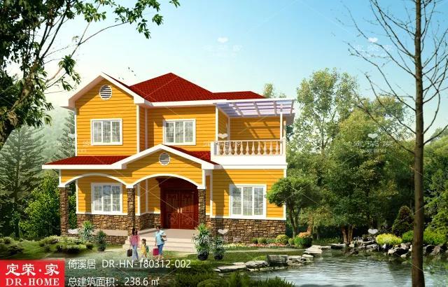 4套爆款農村二層自建別墅設計圖，外觀漂亮，內部實用，建哪一款都讓你很有面子