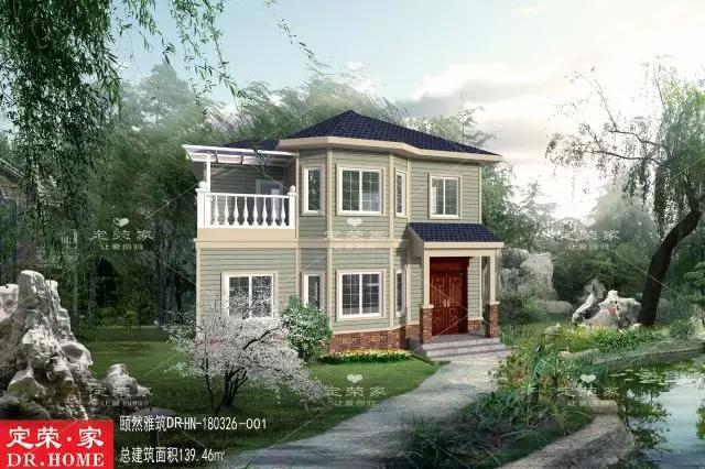 4套爆款農村二層自建別墅設計圖，外觀漂亮，內部實用，建哪一款都讓你很有面子