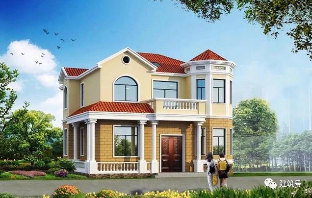 4套小面積二層農村別墅設計圖，造價經濟，適合普通家庭建造