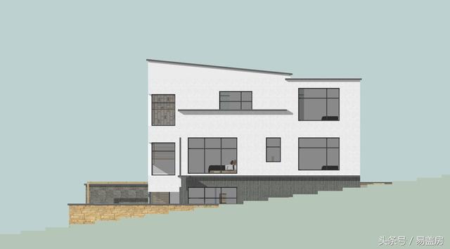 四層豪華現代別墅設計圖，框架結構，主體造價65萬左右