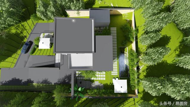 四層豪華現代別墅設計圖，框架結構，主體造價65萬左右