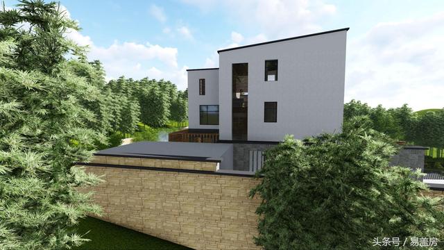 四層豪華現代別墅設計圖，框架結構，主體造價65萬左右