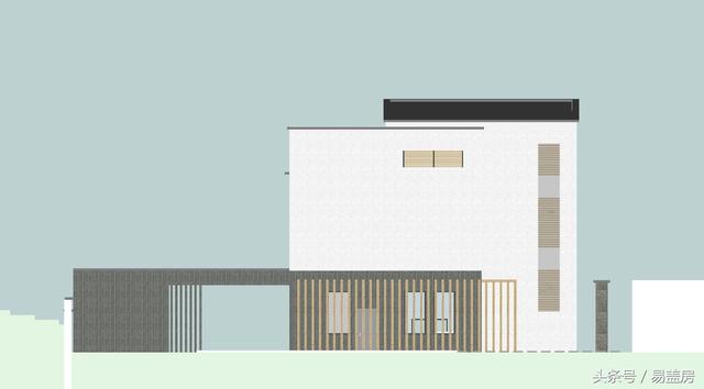 四層豪華現代別墅設計圖，框架結構，主體造價65萬左右