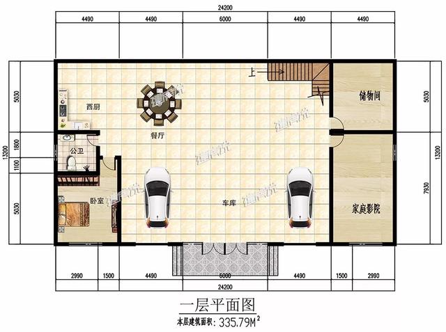 占地三百多平方米的新中式別墅設計圖，如此氣派的房子必定會提高生活品質