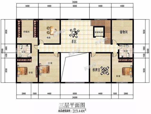 占地三百多平方米的新中式別墅設計圖，如此氣派的房子必定會提高生活品質