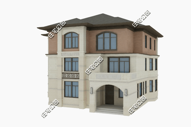 建農村奢華復古別墅，享高品質生活，這款復古別墅設計圖送給大家