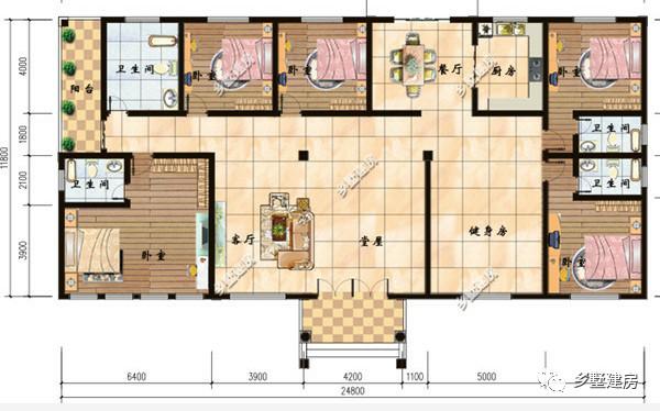 來看看這四款一層別墅設(shè)計(jì)圖，可以建給父母當(dāng)養(yǎng)老房