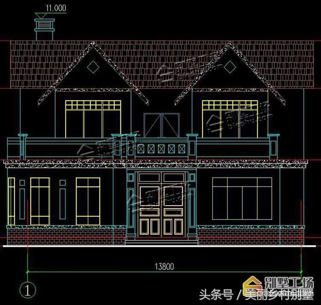 農村二層別墅設計圖，22萬就能建，鄰居見了可羨慕了